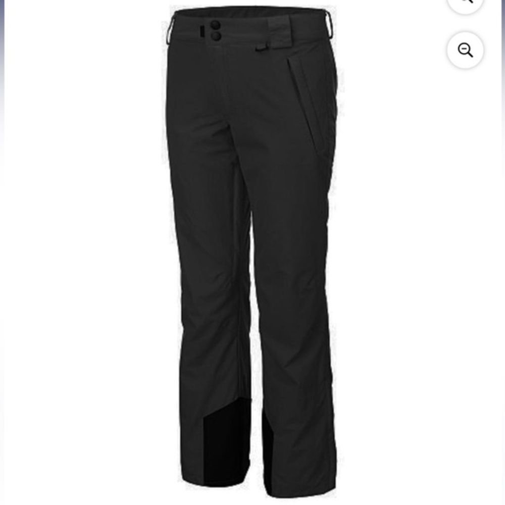 Slalom size M Black lined adjustable waist boot leg insulated Ski Snow Pants